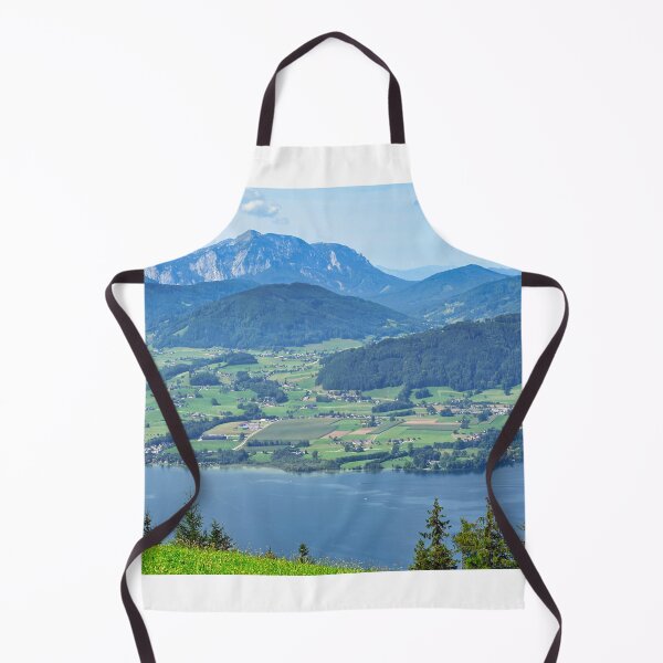 Item preview, Lake Traun Traunsee, mountains and green fields, Upper Austria landscapes, Austria designed and sold by goceris.