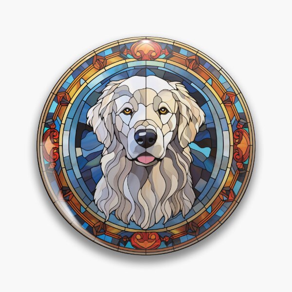 Item preview, Kuvasz Dog Stained Glass Leadlight Artistic Design Mom Dad designed and sold by rafaeltto.