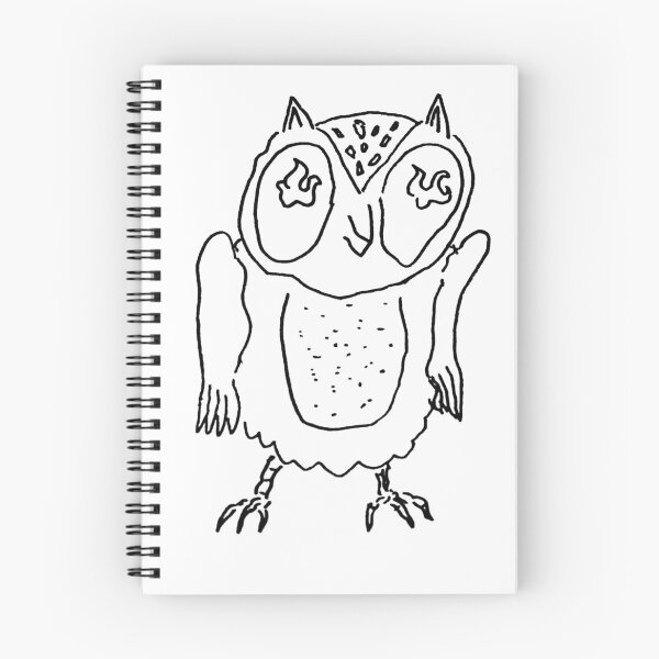 Item preview, Owl with Flamming Eyes designed and sold by Gr33zy Art.