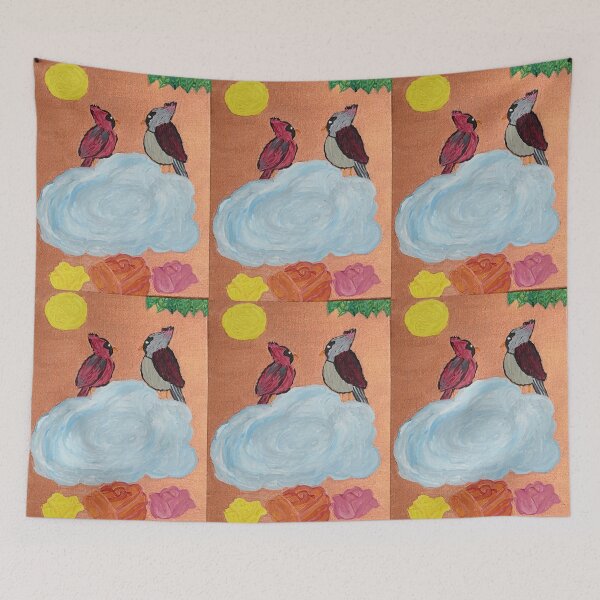 Item preview, Cardinals in the Clouds- When a cardinal is spotted, a loved one is near. designed and sold by Faithstarmancil.