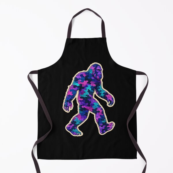 Item preview, Neon Camouflage Bigfoot Sasquatch Colorful Cryptid Design designed and sold by Swanny's Custom T-shirt and Gift Designs.
