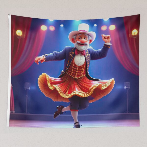 Item preview, Old Fart Dancing the can-can designed and sold by Colin Bentham.
