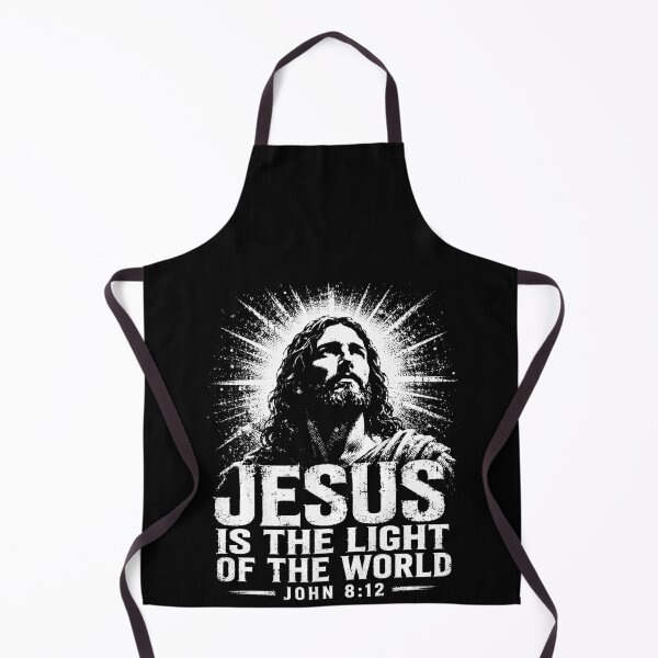 Item preview, Jesus Is The Light Of The World John 8:12 – Christian Bible Verse Faith Design designed and sold by PosiMCreations.
