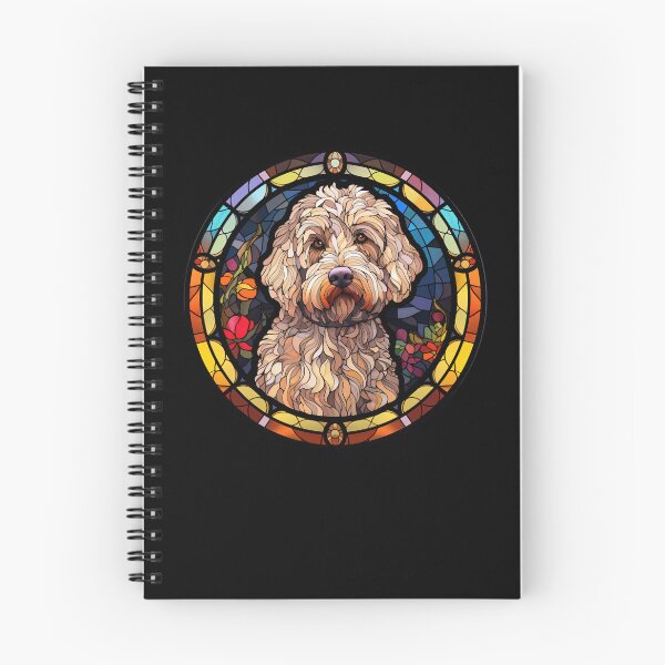 Item preview, Labradoodle Dog Stained Glass Leadlight Artistic Design Mom Dad designed and sold by rafaeltto.