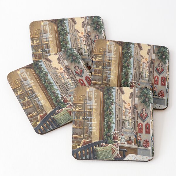 Item preview, Cozy Artisan Shopfront - Classic Oil Painting from Original Photography designed and sold by RegulateFirst.