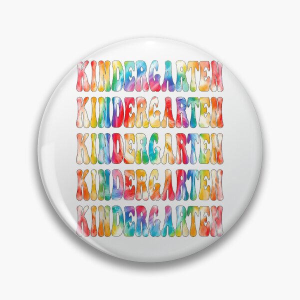 Item preview, Colorful Retro Groovy Kindergarten Back To School Teacher Typography Aesthetic Art designed and sold by DienesAngele.