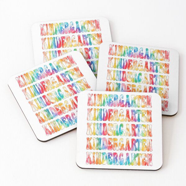 Item preview, Colorful Retro Groovy Kindergarten Back To School Teacher Typography Aesthetic Art designed and sold by DienesAngele.