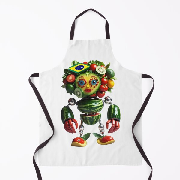 Item preview, Cute Brazil Fruit and Vegetable Robot Character designed and sold by Sem Bregs.