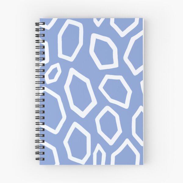Item preview, Hexagon Geode in blue and white designed and sold by Hephzibahlove.