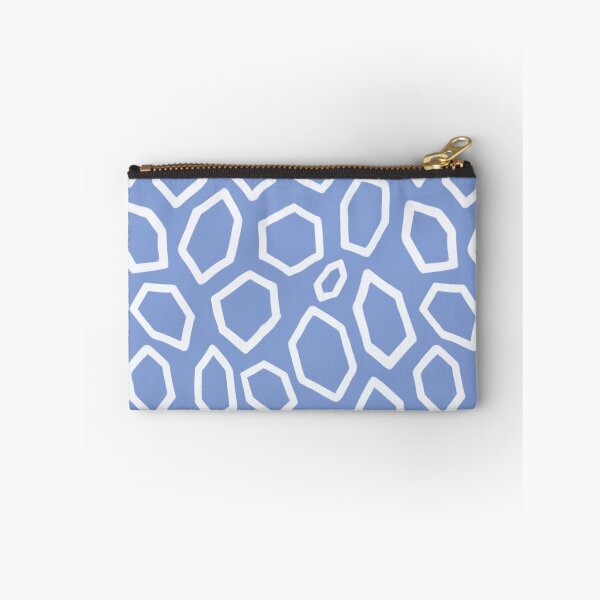 Item preview, Hexagon Geode in blue and white designed and sold by Hephzibahlove.