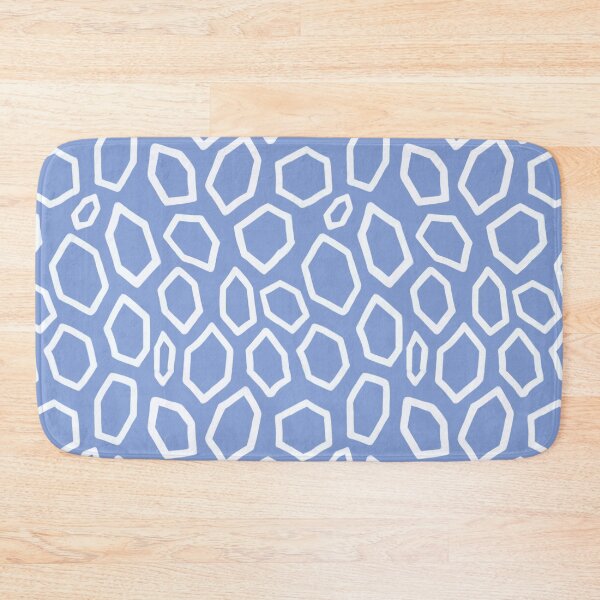 Item preview, Hexagon Geode in blue and white designed and sold by Hephzibahlove.