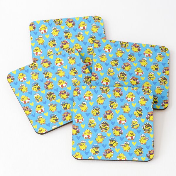 Item preview, Cruise Ducks Nautical Sticker Pattern Blue designed and sold by CI Creative Design LLC.