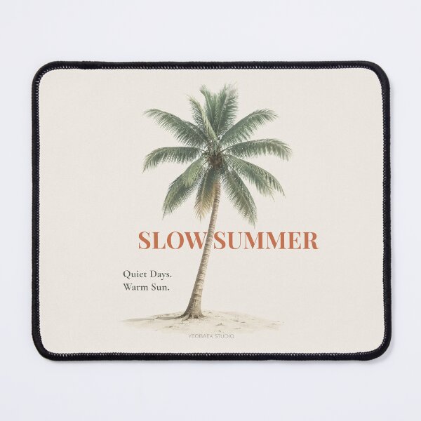 Item preview, Slow Summer Palm Tree Minimalist Design designed and sold by YEOBAEK.