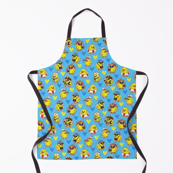 Item preview, Cruise Ducks Nautical Sticker Pattern Blue designed and sold by CI Creative Design LLC.
