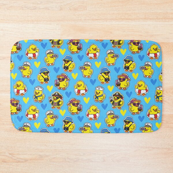 Item preview, Cruise Ducks Nautical Sticker Pattern Blue designed and sold by CI Creative Design LLC.