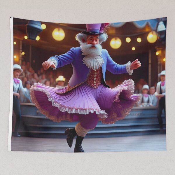 Item preview, Old Fart Dancing the can-can designed and sold by Colin Bentham.