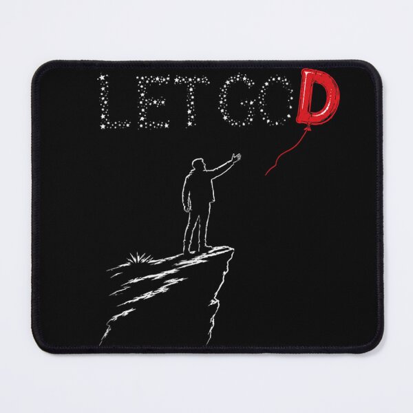 Item preview, Christian Spiritual Faith Art Let Go Let God Silhouette Red Balloon designed and sold by DienesAngele.