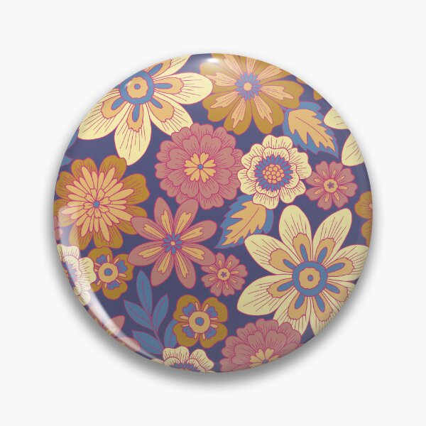 Item preview, Tossed Blooms and Blossoms / Dense Floral in Purple, Pink, and Yellow designed and sold by somecallmebeth.