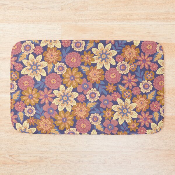 Item preview, Tossed Blooms and Blossoms / Dense Floral in Purple, Pink, and Yellow designed and sold by somecallmebeth.