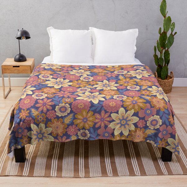 Item preview, Tossed Blooms and Blossoms / Dense Floral in Purple, Pink, and Yellow designed and sold by somecallmebeth.