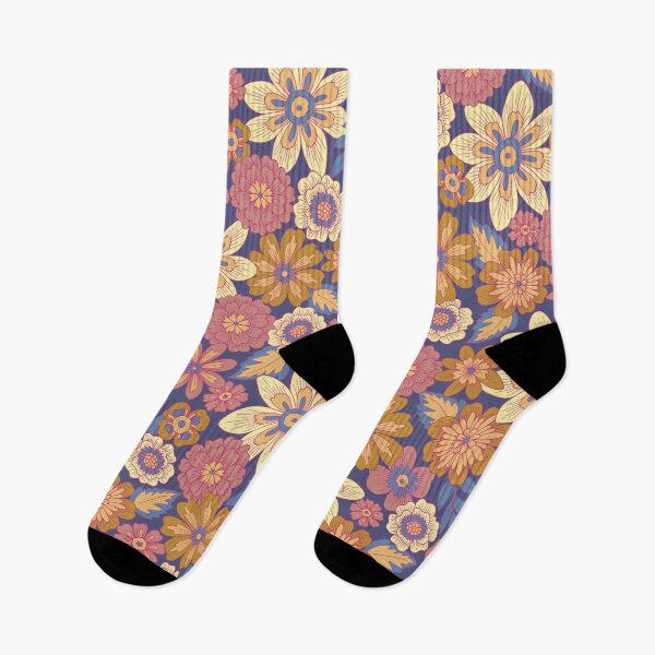Item preview, Tossed Blooms and Blossoms / Dense Floral in Purple, Pink, and Yellow designed and sold by somecallmebeth.