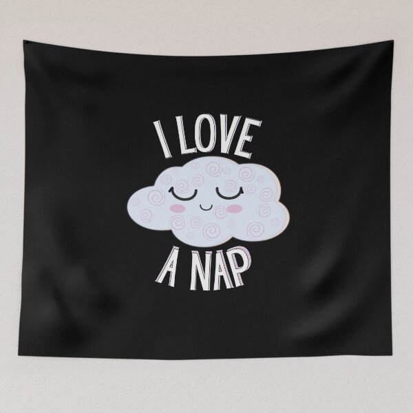 Item preview, I Love a Nap Cute Sleepy Cloud | Cozy Kawaii Nap Lover Gift | Light Ink Edition designed and sold by SunandShade.