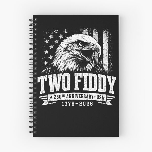Item preview, Two Fiddy 250th Anniversary USA 1776-2026 – Patriotic Bald Eagle Design designed and sold by PosiMCreations.