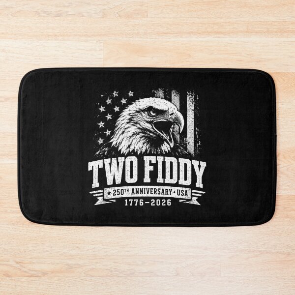 Item preview, Two Fiddy 250th Anniversary USA 1776-2026 – Patriotic Bald Eagle Design designed and sold by PosiMCreations.