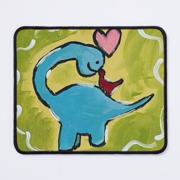 Item preview, Single Mother Dinosaur and Baby - Strong Mama Dino Art designed and sold by Faithstarmancil.