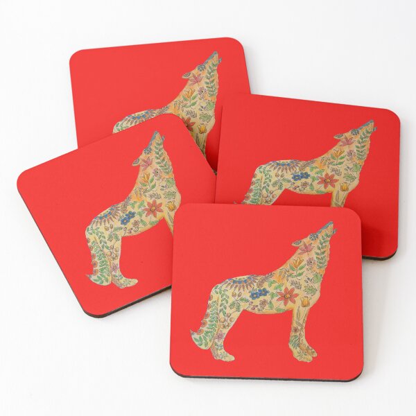 Item preview, Folk Art Wolf designed and sold by Lisa Enright.