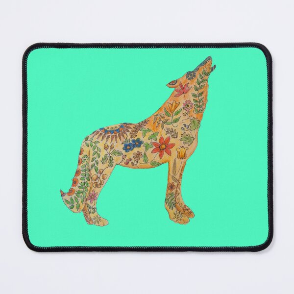 Item preview, Folk Art Wolf designed and sold by Lisa Enright.