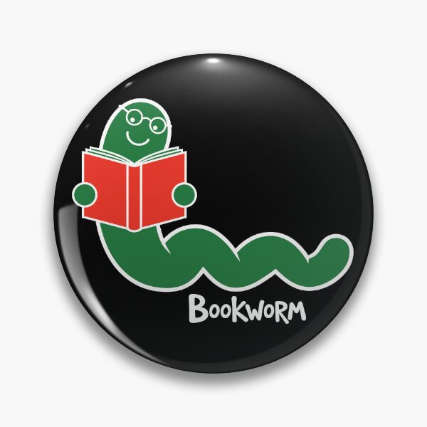 Item preview, Midnight Bookworm - High-Contrast Dark Mode Graphic designed and sold by ArthousePromos.