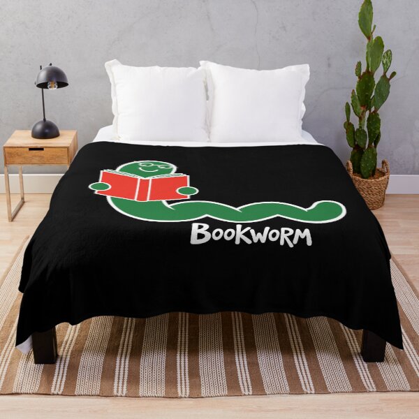 Item preview, Midnight Bookworm - High-Contrast Dark Mode Graphic designed and sold by ArthousePromos.