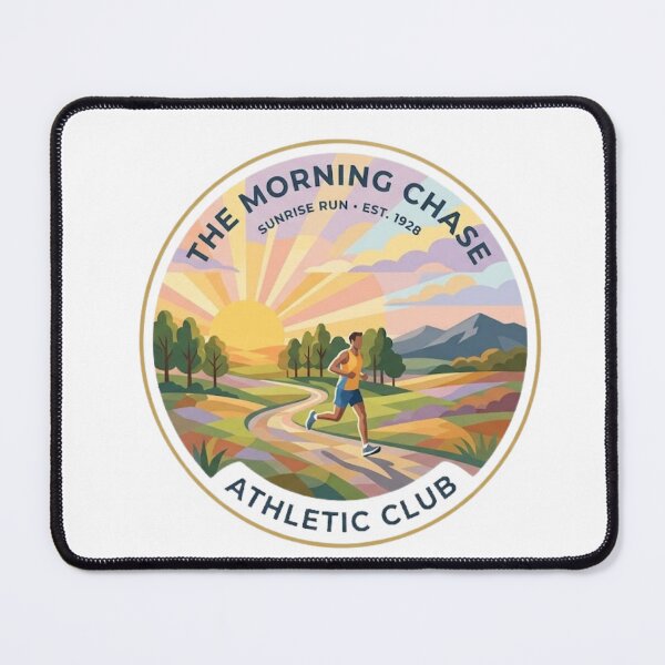 Item preview, The Morning Chase Impressionist Running Art designed and sold by RunningWhiskers.