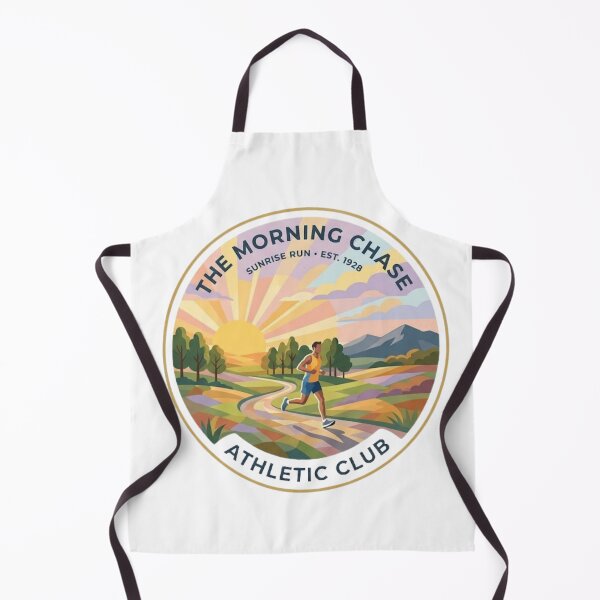 Item preview, The Morning Chase Impressionist Running Art designed and sold by RunningWhiskers.