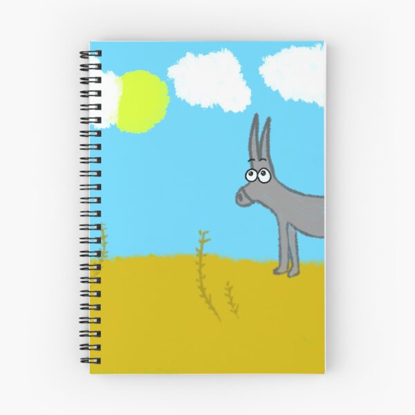 Item preview, Simple Cartoon Donkey in Sunny Field designed and sold by VelvetGothic.