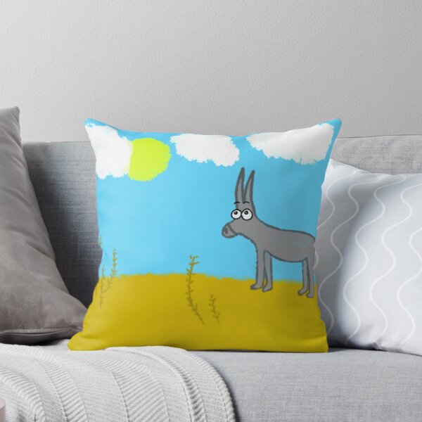 Item preview, Simple Cartoon Donkey in Sunny Field designed and sold by VelvetGothic.