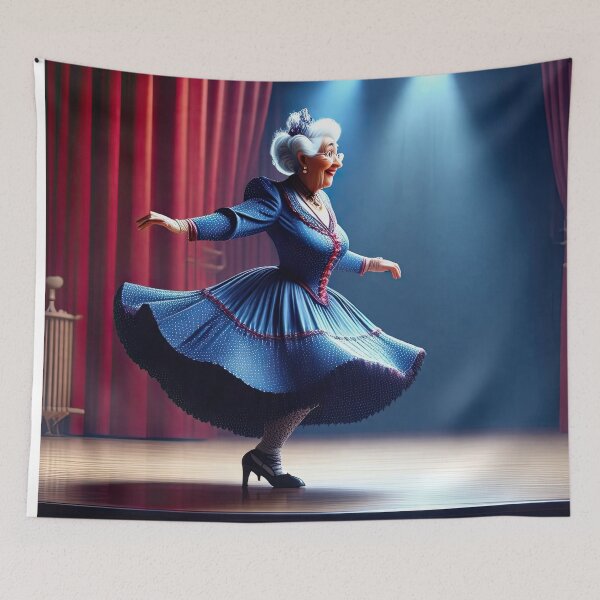 Item preview, Old Fart Dancing the can-can designed and sold by Colin Bentham.