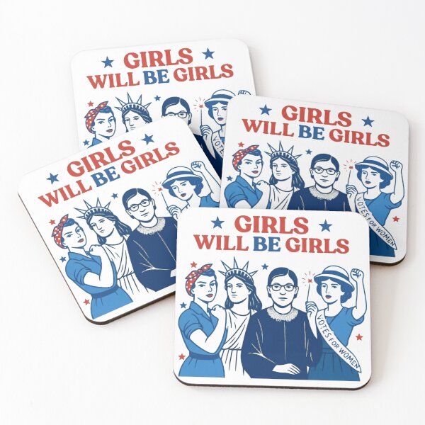 Item preview, Girls Will Be Girls Feminism Vintage Art designed and sold by Terahsharris.