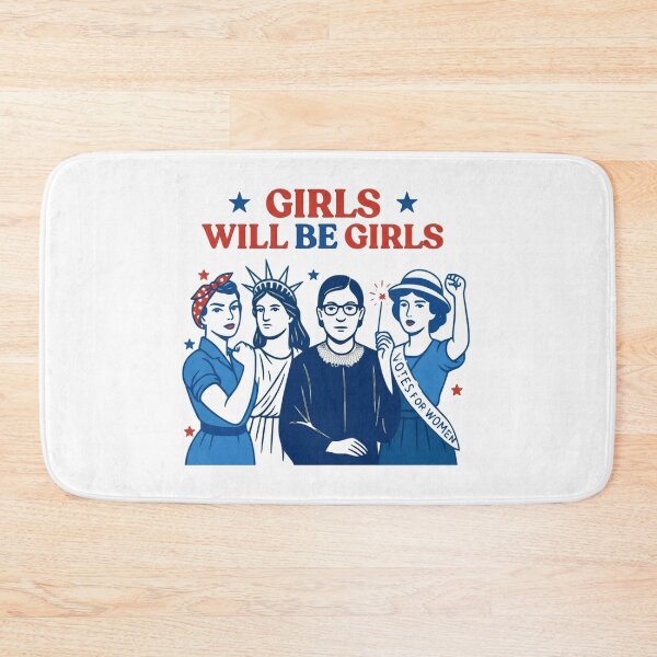 Item preview, Girls Will Be Girls Feminism Vintage Art designed and sold by Terahsharris.
