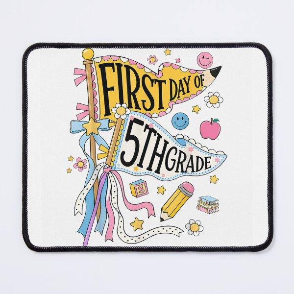 Item preview, Cute First Day Of 5th Grade Back To School Pencil Pennant designed and sold by WilliaMaler.