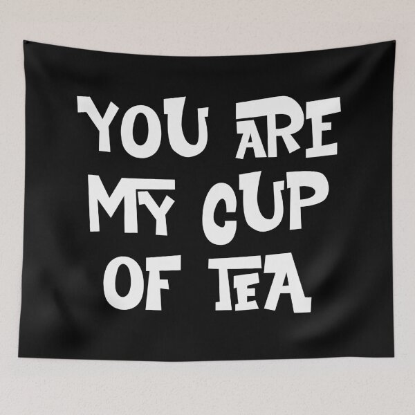 Item preview, You Are My Cup of Tea - Cute Romantic Teacup Vector Illustration designed and sold by Vision Crafted.