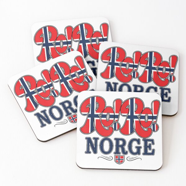 Item preview, Vintage Ro Ro Norge Norway Flag Retro Typography National Pride Souvenir designed and sold by WilliaMaler.