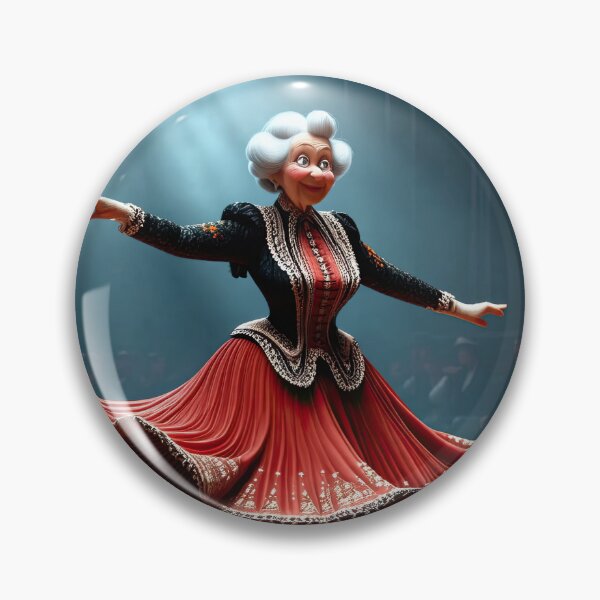 Item preview, Old Fart Dancing the can-can designed and sold by Colin Bentham.