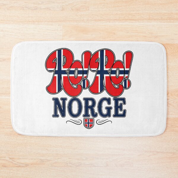 Item preview, Vintage Ro Ro Norge Norway Flag Retro Typography National Pride Souvenir designed and sold by WilliaMaler.