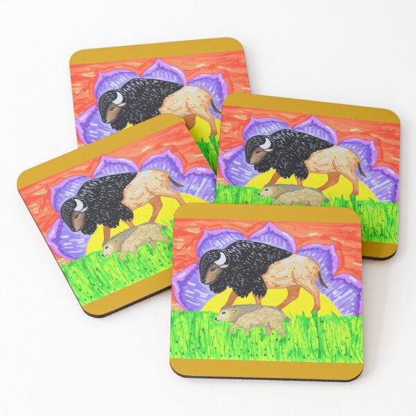 Item preview, Wild Bison Lotus Sunset designed and sold by CosmicBison.