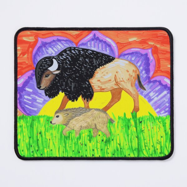Item preview, Wild Bison Lotus Sunset designed and sold by CosmicBison.