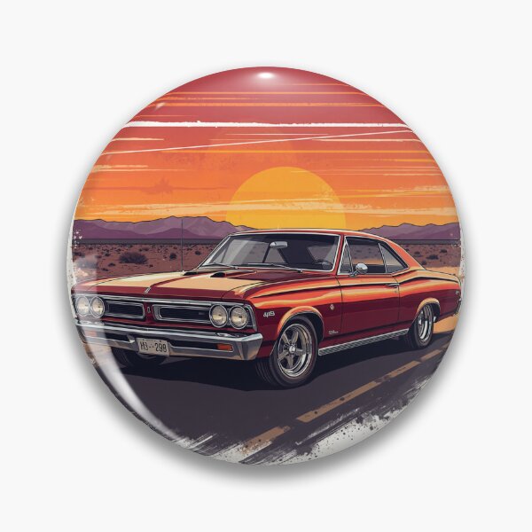 Item preview, Vintage American Muscle Car Sunset | Retro Fastback Classic designed and sold by FuzzDrive.
