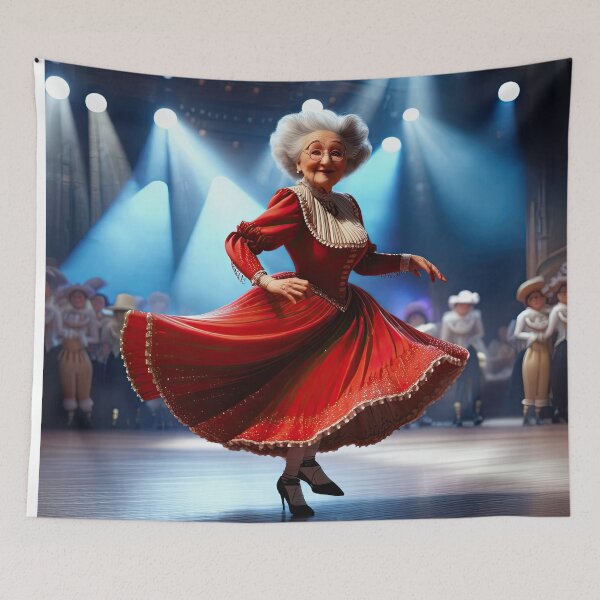 Item preview, Old Fart Dancing the can-can designed and sold by Colin Bentham.