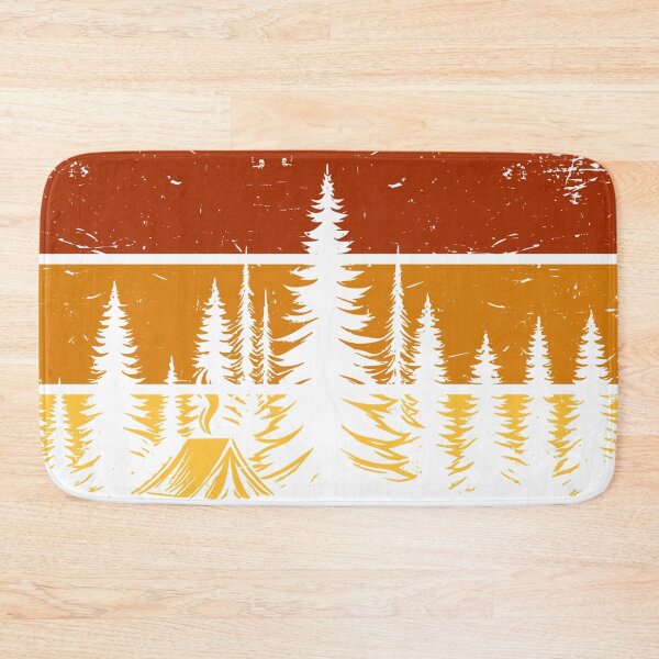 Item preview, Vintage Camping Forest Sunset designed and sold by Pommes im Bett.